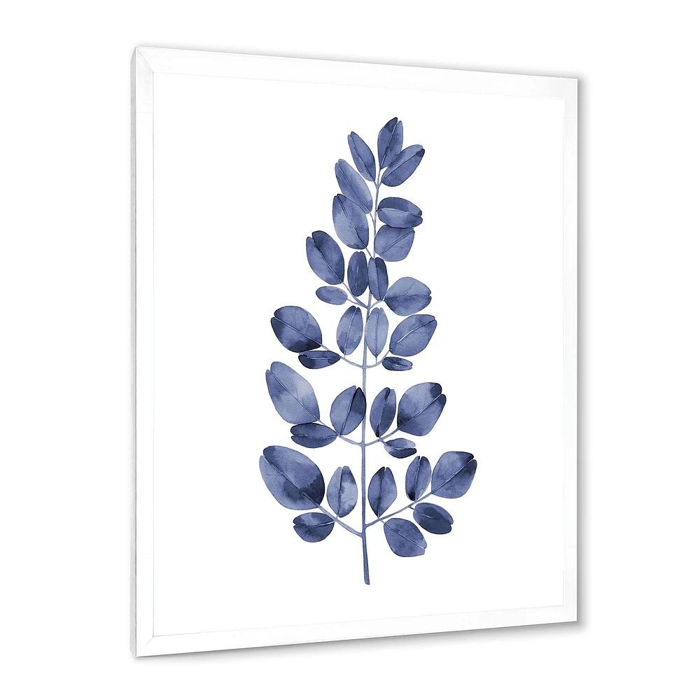 Navy Blue Eucalyptus II  Wall Art