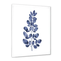 Navy Blue Eucalyptus II  Wall Art