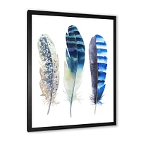 Colourful Boho Feathers I  Wall Art