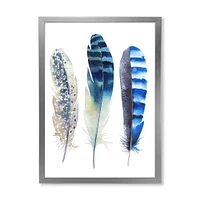 Toile « Colourful Boho Feathers I »