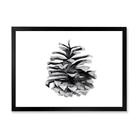 Toile « Conifer Cone Monochrome