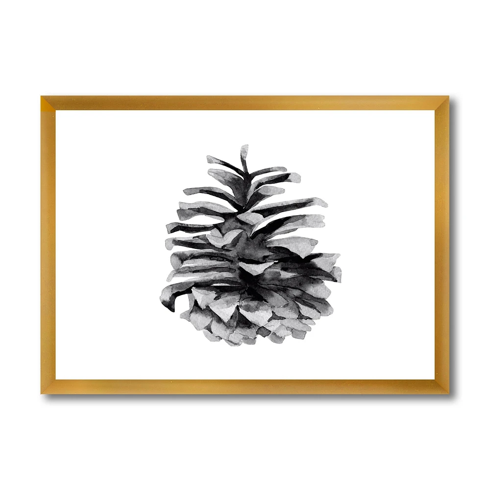 Toile « Conifer Cone Monochrome