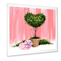 Toile « Heart Shaped Valentine House Plant