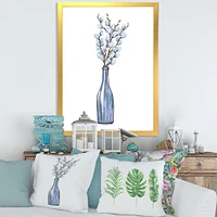 Bunch of Blue Willow Twigs II  Wall Art