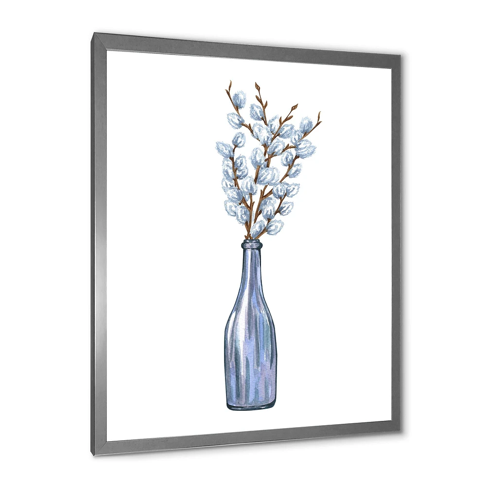 Bunch of Blue Willow Twigs II  Wall Art