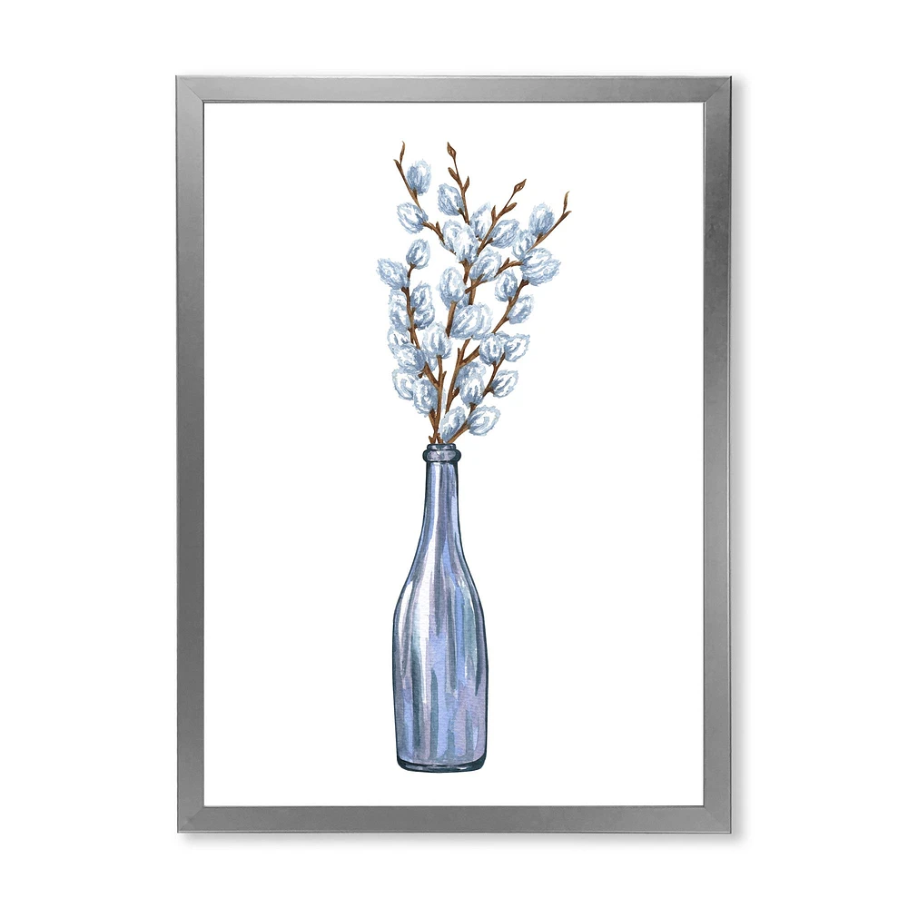 Bunch of Blue Willow Twigs II  Wall Art