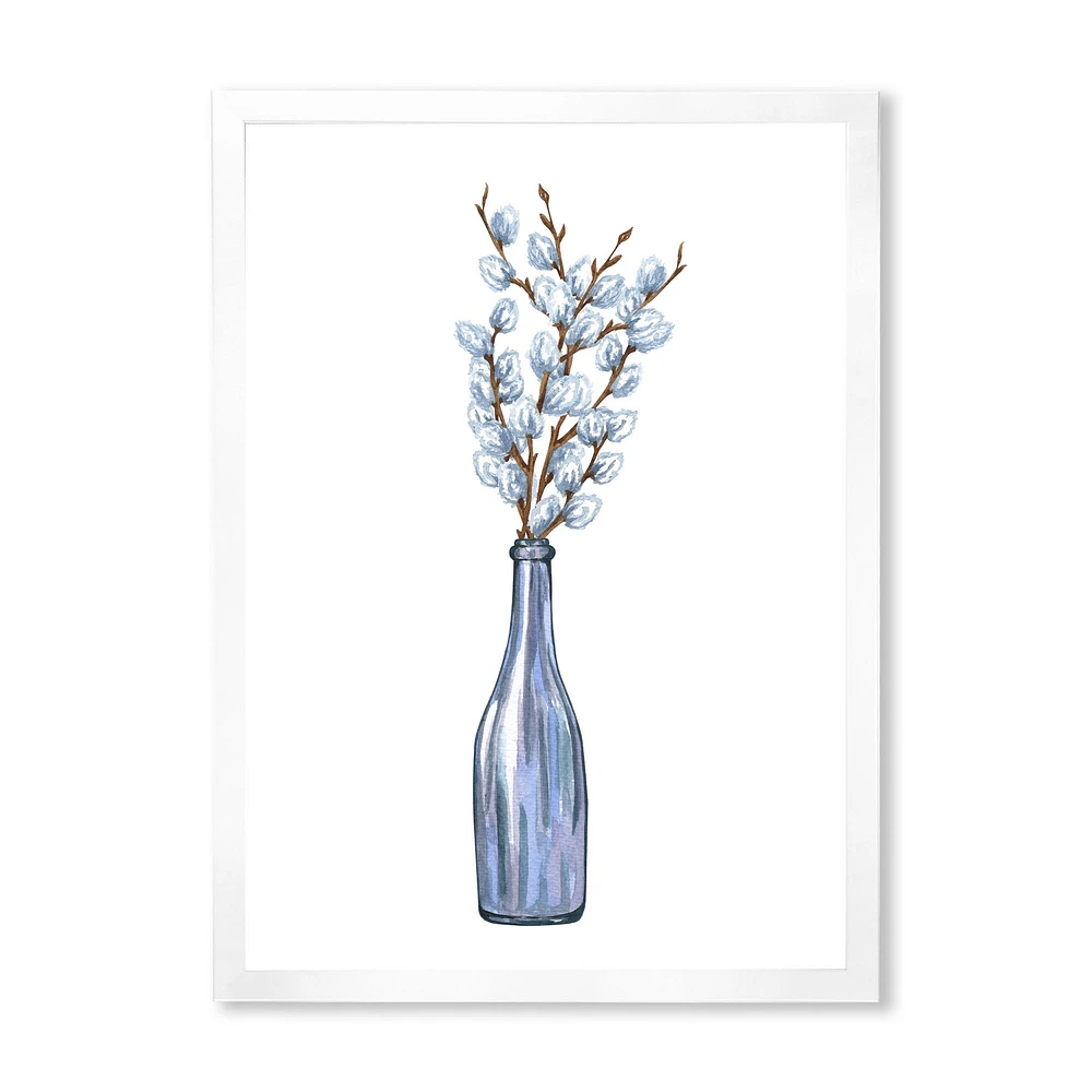 Bunch of Blue Willow Twigs II  Wall Art