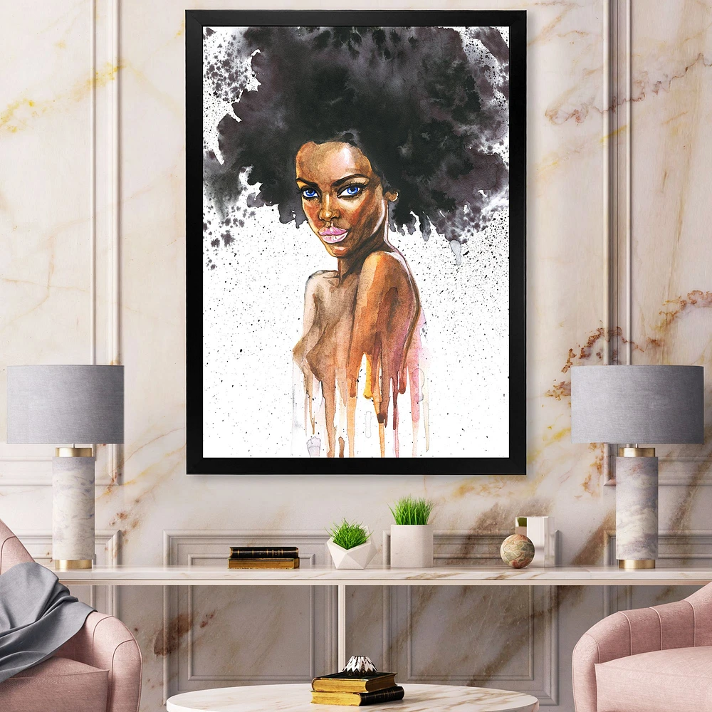 Portrait of African American Woman VII  Wall Art