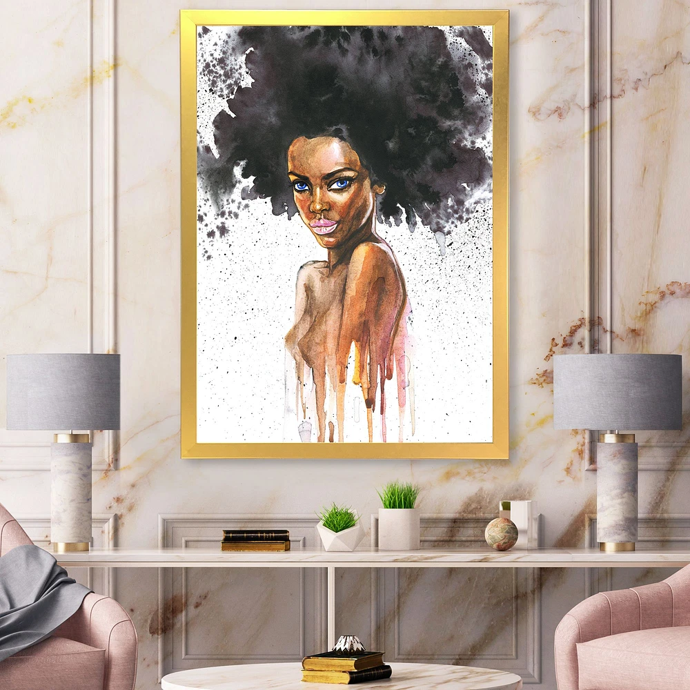 Portrait of African American Woman VII  Wall Art