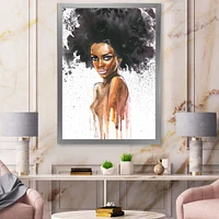 Portrait of African American Woman VII  Wall Art