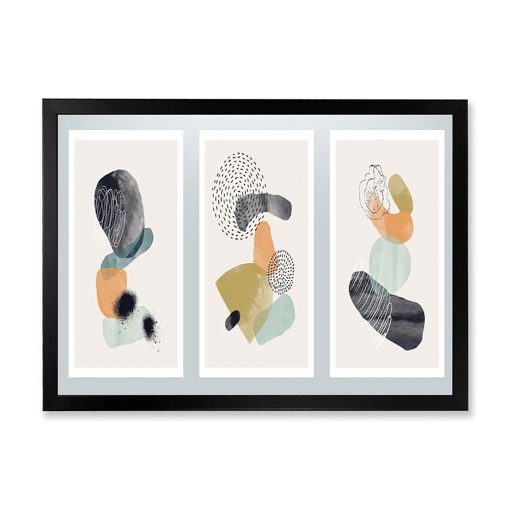 Minimalistic Compostion of Organic Shapes I  Wall Art