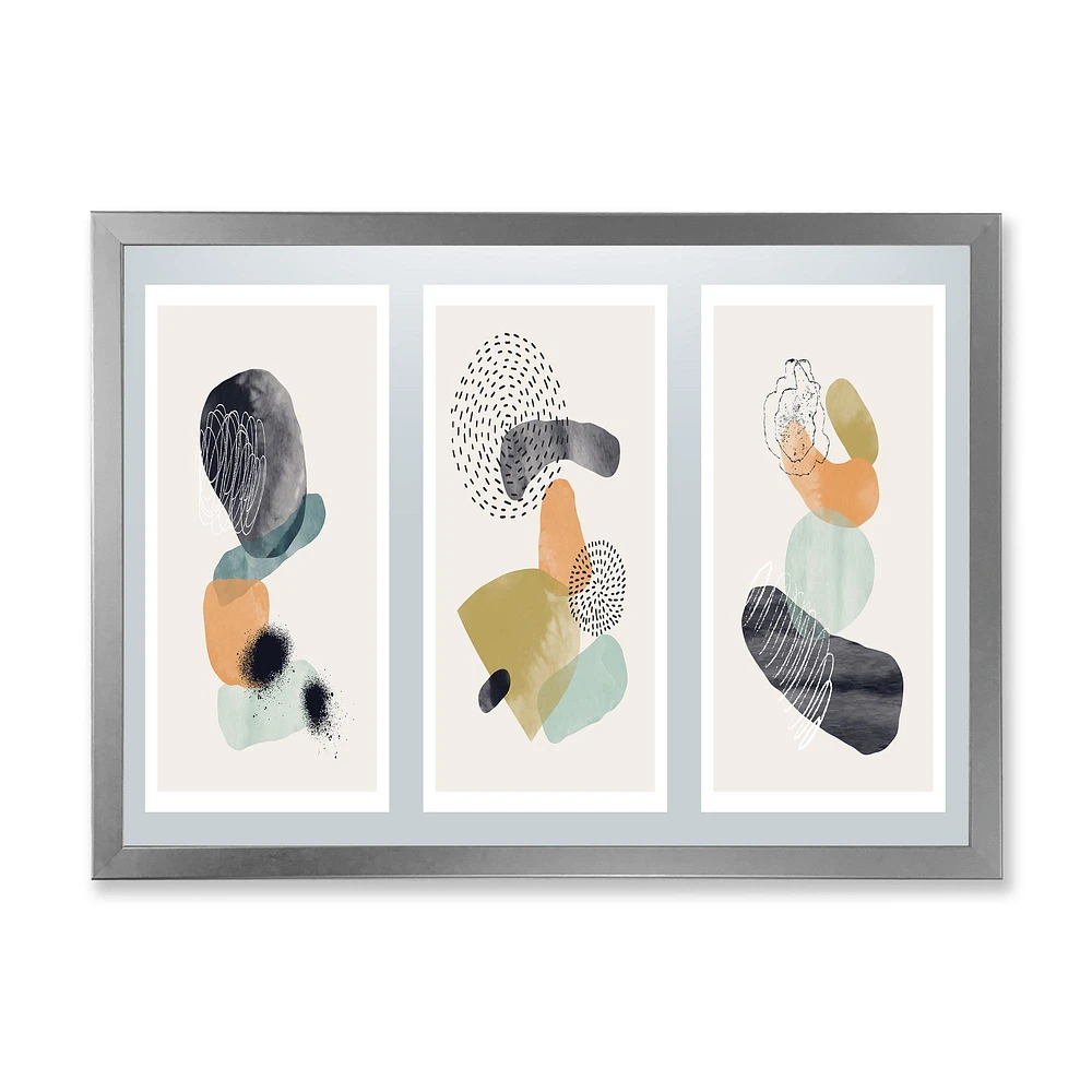 Minimalistic Compostion of Organic Shapes I  Wall Art