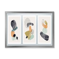 Minimalistic Compostion of Organic Shapes I  Wall Art