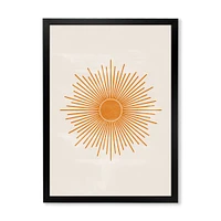 Orange Sun Print II  Wall Art