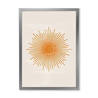 Toile « Orange Sun Print II »