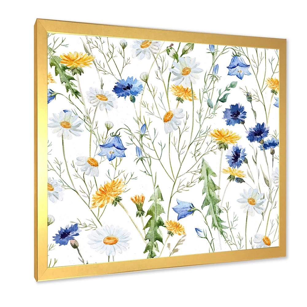 Toile « WildFlowers Chamomile and Clover Bell II