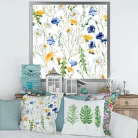 Toile « WildFlowers Chamomile and Clover Bell II