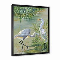 Toile « Heron Birds I »