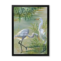 Toile « Heron Birds I »