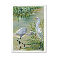 Toile « Heron Birds I »