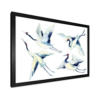 Toile « Asian Crane Bird Impression