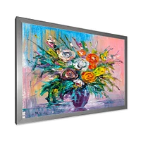 Bouquet of VIbrant Flowers  Wall Art