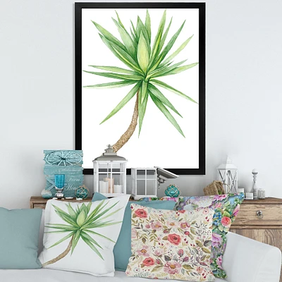 Detail of Yucca Tree  Canvas Wall Art Print