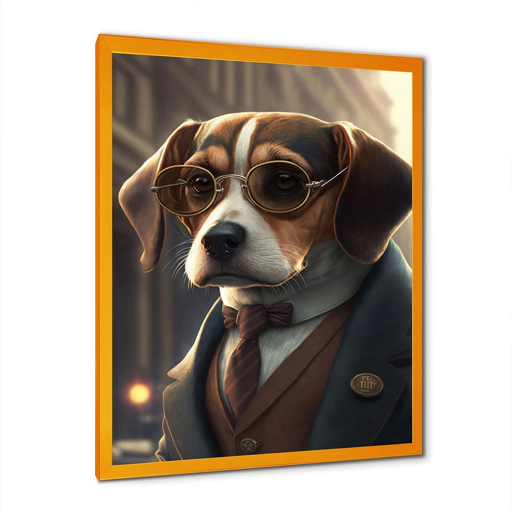 Mafia Beagle I Wall Art