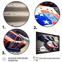 American Race Car Framed Wall Art
