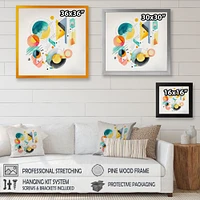 Multi-Color Circular Abstract I Wall Art