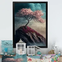 Mountain Top Cherry Blossom IV Wall Art