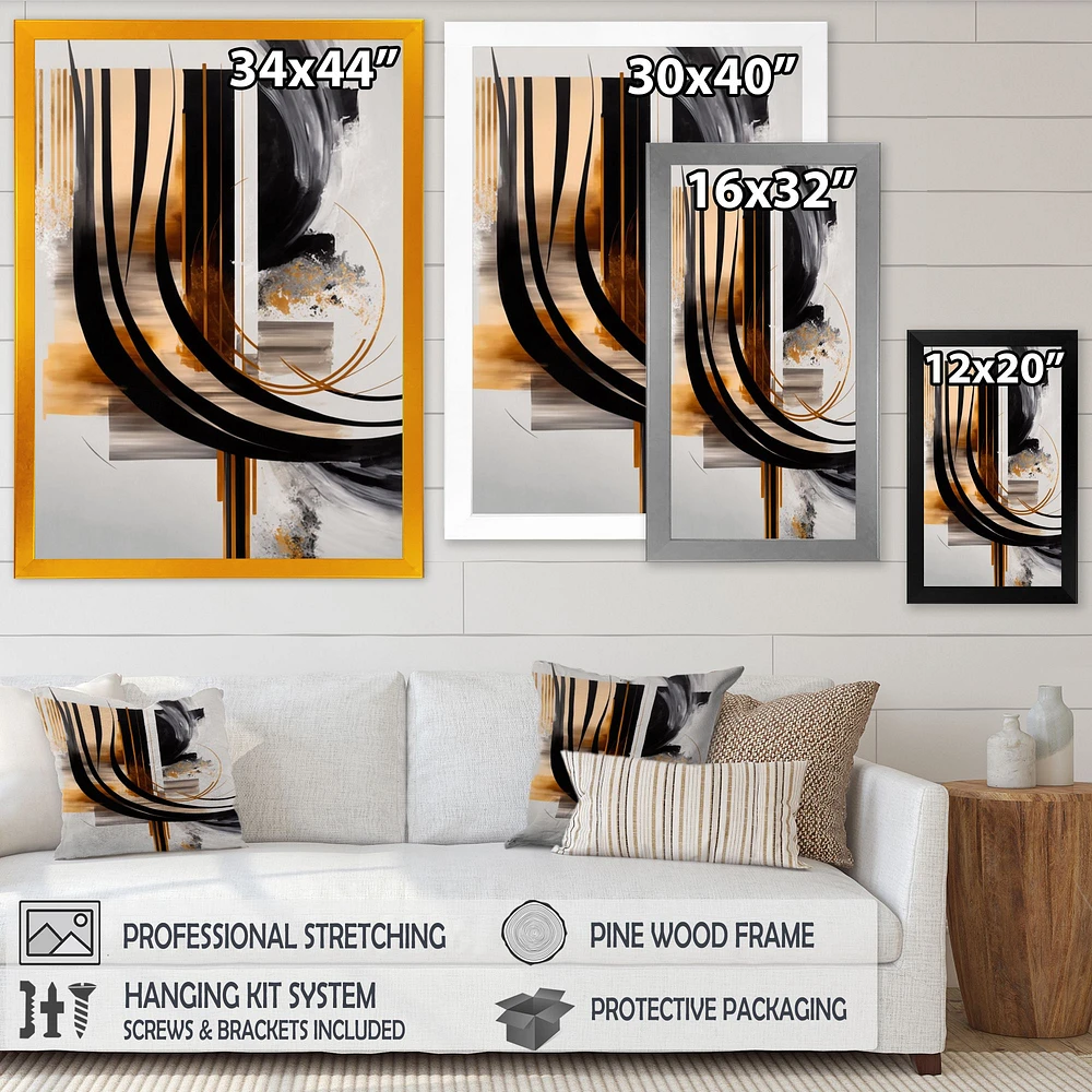 Gold Touch Art Deco Wall