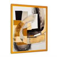 Glam Art Deco Abstract IV Wall