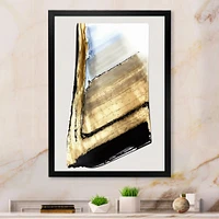 Black And Gold Cubic Expression XI Wall Art