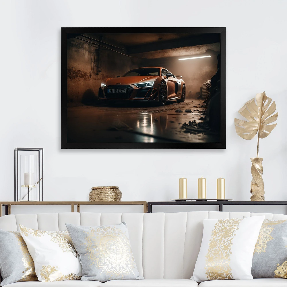 R 8 Exotic Car Photography Wall Art