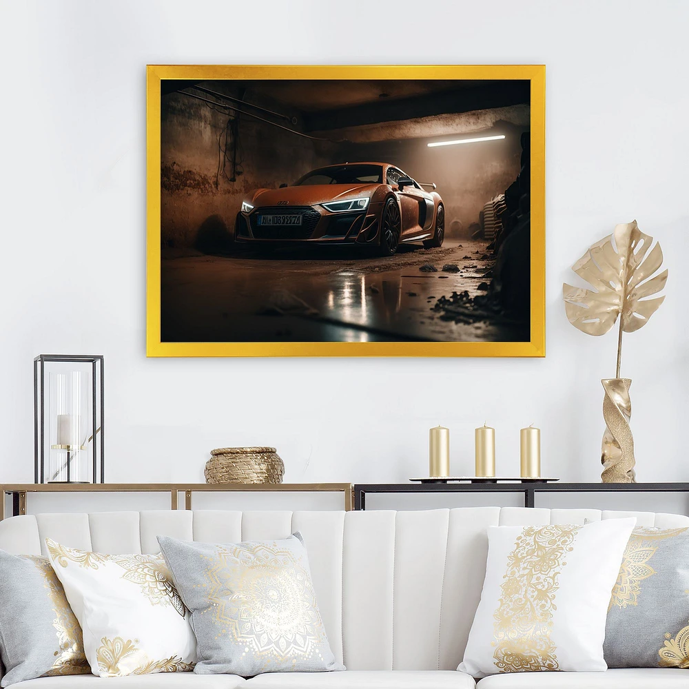 R 8 Exotic Car Photography Wall Art