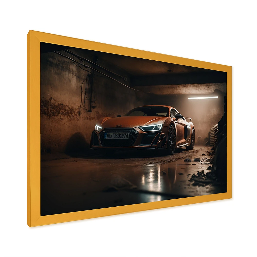 R 8 Exotic Car Photography Wall Art