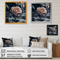 A Blooming Rose Flower Forest Wall Art