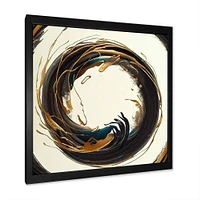 Gold Glamour Circle 1 Wall Art