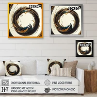 Gold Glamour Circle 1 Wall Art
