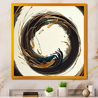 Gold Glamour Circle 1 Wall Art