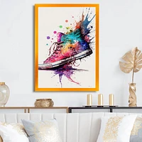 Multicolor Sneaker Shoe I Wall Art