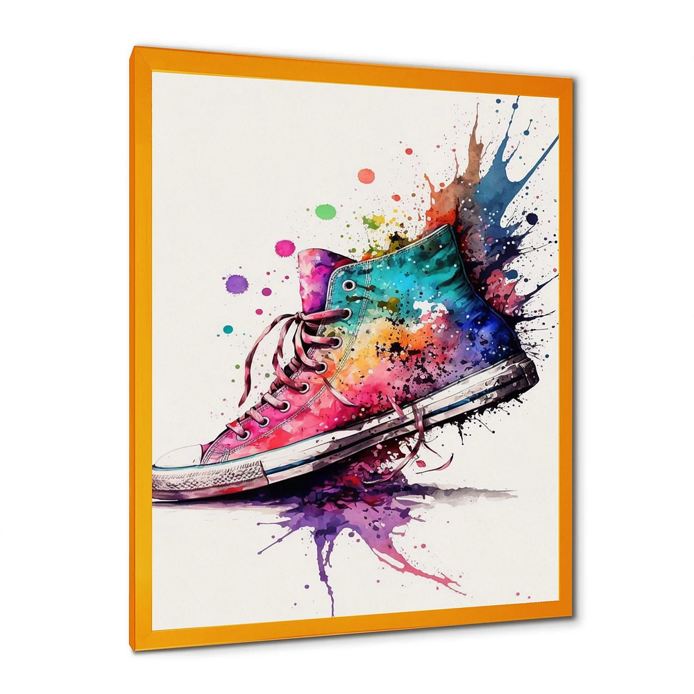 Multicolor Sneaker Shoe I Wall Art