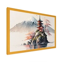 Japanese Landscape Watercolor I Wall Art