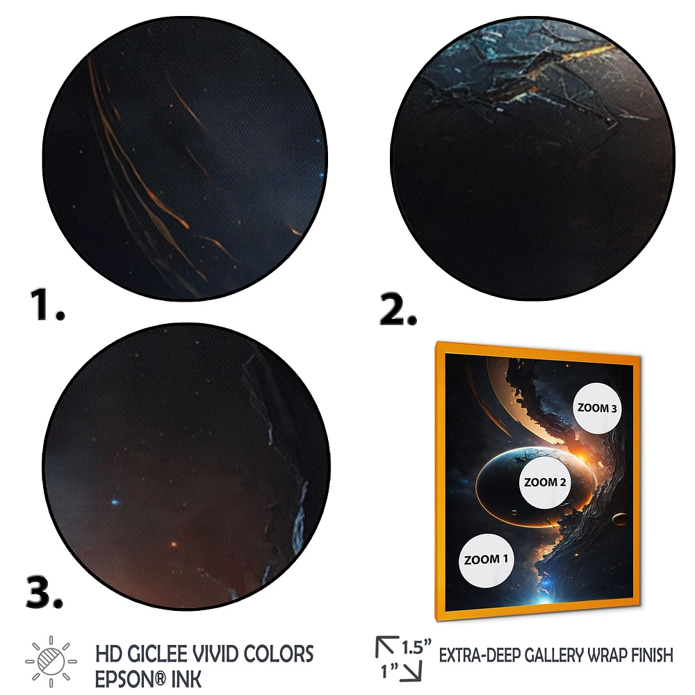 Deep Planet Eclipse V Wall Art