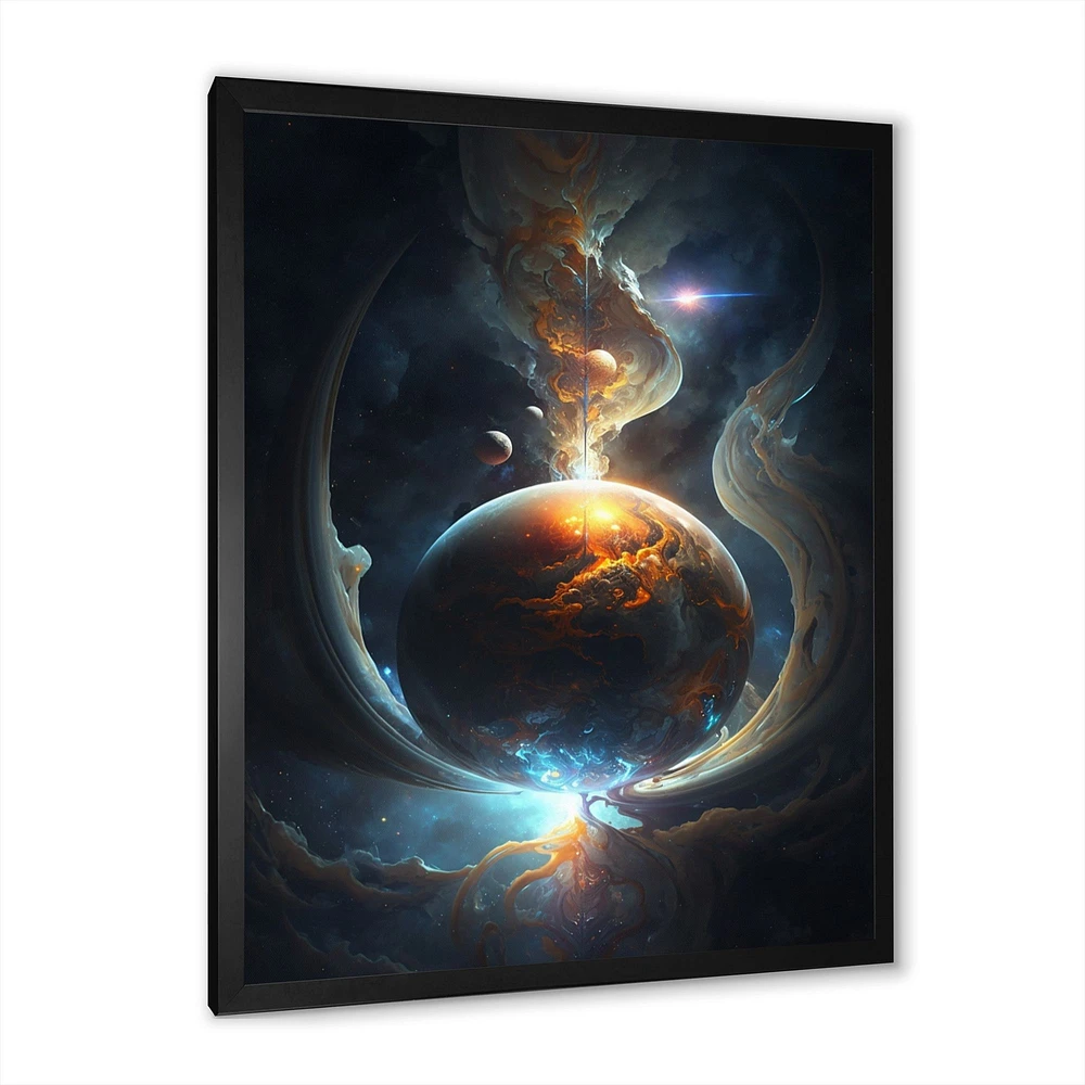 Deep Space Planet Fusion IV Wall Art