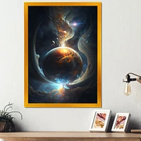 Deep Space Planet Fusion IV Wall Art