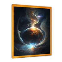 Deep Space Planet Fusion IV Wall Art