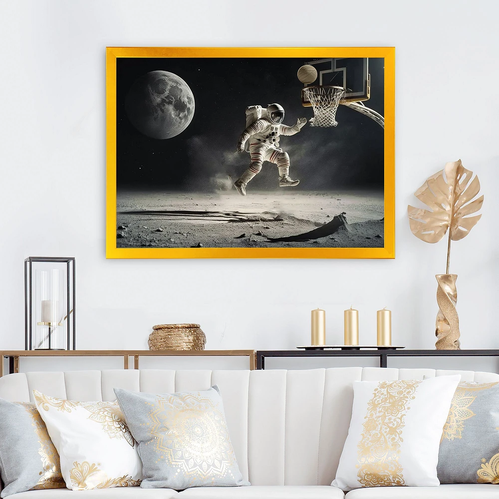 Easy Point On The Moon I Wall Art