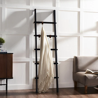 Mareva Decorative Ladder For Throws with Accent Hooks